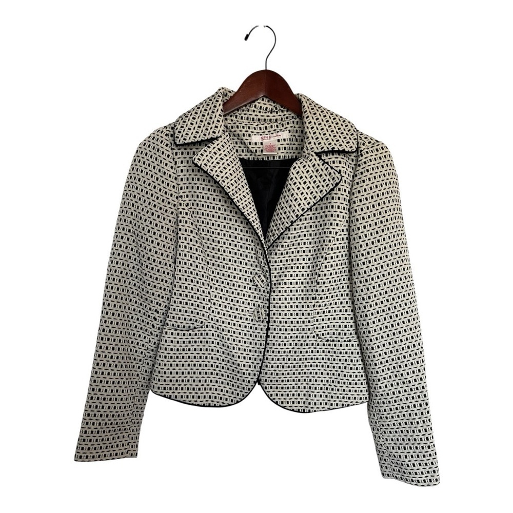 Nine&Co Chic Black and White Women's Jacket size 4